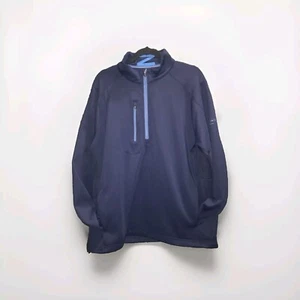 Zero Restriction Sweater Mens XL Nacy Blue Sleepy Hollow 1/4 Zip Tour Series - Picture 1 of 11