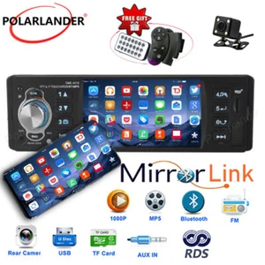 Car Radio 4.1Inch MIrror Link Single 1Din Touch Screen FM Bluetooth MP5 RDS - Picture 1 of 20