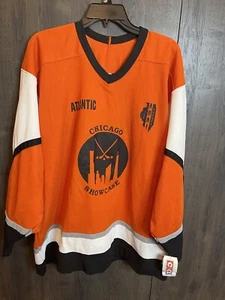 Maglia Hockey Vintage Chicago Illinois Showcase Atlantic #13 Adulto XL CC NUOVA CON ETICHETTE - Foto 1 di 11
