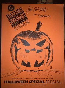 **SIGNIERT** Batman Legends Halloween Special West Coast Tour Special 1 Sehr guter Zustand - Bild 1 von 8