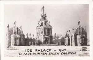 REAL PHOTO - St. Paul, MINNESOTA - Winter Sports Carnival - 1942 - Picture 1 of 2