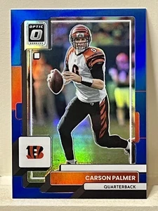 Carson Palmer Blue Prizm /179 2022 Donruss Optic Cincinnati Bengals #44 - Picture 1 of 5