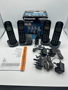 PANASONIC KX-TGC424 Nuisance Call Block Cordless Phone - Quad Handset - Zdjęcie 1 z 9