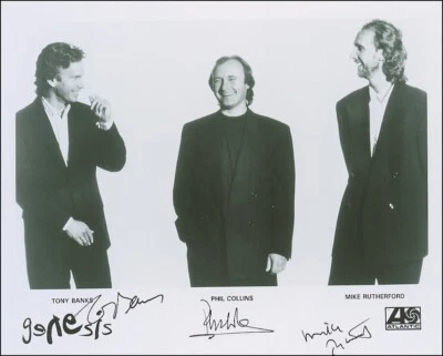GENESIS BAND 8.5X11 SIGNED PHOTO PHIL COLLINS AUTOGRAPH SIGNATURE POSTER REPRINT