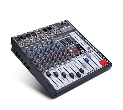 Boytone BT-80MX, 8 - Channel Bluetooth Audio Mixer - DJ Sound Controller, USB... - Image 1 of 4