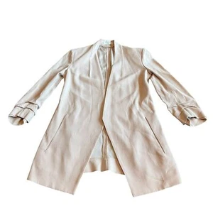 Babaton Aritzia hellrosa Blazer Jacke vorne offen gefüttert Stufenärmel Gr. 00 - Bild 1 von 10