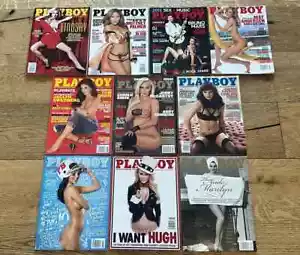 PLAYBOY MAGAZINES 2012 COMPLETE YEAR 10 ISSUES EXCELLENT - Picture 1 of 1