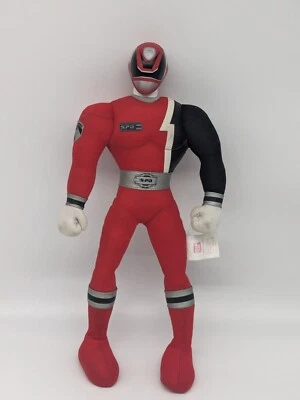 Power Rangers SPD 16” Peluche Posable Figura Red Ranger Foto 1 de 4