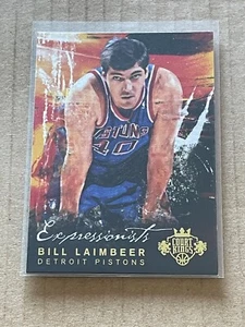 2014-15 NBA COURT KINGS EXPRESSIONISTS INSERT BILL LAIMBEER PISTONS #15 - Picture 1 of 1