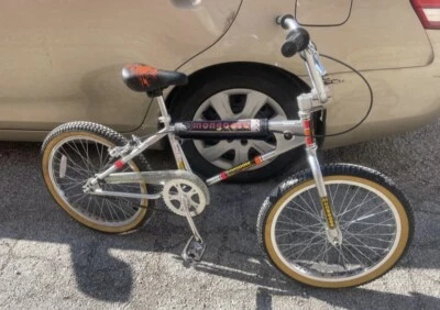 2022 mongoose California special silver retro BMX bike - Image 1 of 4