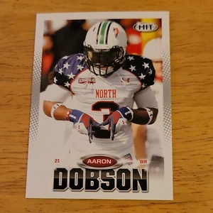 2013 SAGE HIT FOOTBALL CARD RC ROOKIE AARON DOBSON #123 - Picture 1 of 2