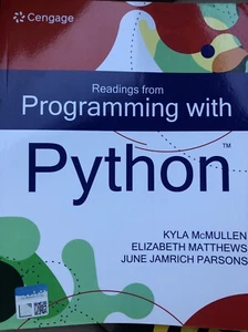 Programming with Python (MindTap Course List) Very Good Clean Condition - Imagen 1 de 3