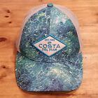 Casquette chapeau de pêche Costa patch imprimé eau taille unique bleu Del Mar