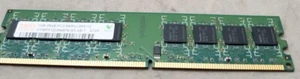 Eine gebrauchte Hynix 1GB 2Rx8 PC2-6400U-555-12 Korea 05 HYMP512U64BP8-S5-AB-T - Bild 1 von 4