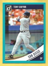 TONY GWYNN 2018 Donruss Teal Border #165 Padres #d 055/199 (READ DESCRIPTION)