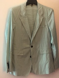CHAQUETA A CUADROS BURBERRY LONDON LIGERA SIN ESTRUCTURAR EU 48/US 38 R PRECIO DE VENTA SUGERIDO POR EL FABRICANTE $695 - Imagen 1 de 14