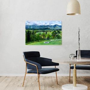 Mount Washington Hotel Print – Presidential Range NH Landscape Watercolor Art - Picture 1 of 27
