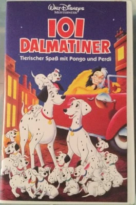 VHS Walt Disneys Meisterwerk: 101 Dalmatiner  (1961) FSK oA Sehr guter Zustand - Bild 1 von 4