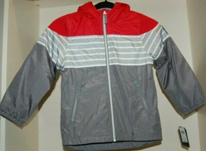 NWT Oshkosh Boys Jacket Spring hooded fully lined wind weather protection - Picture 1 of 5