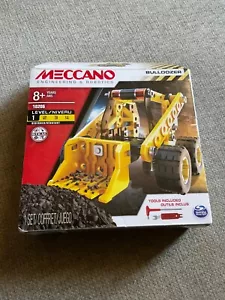 Meccano Bulldozer 18206 STEM Kit New Sealed has Shelf Wear See Pics - Picture 1 of 14