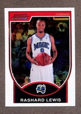2007-08 Bowman Draft Picks & Stars Chrome Refractor #17 Rashard Lewis /299