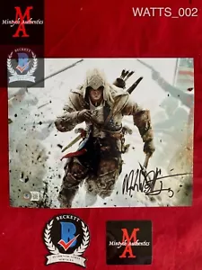 FOTO NOAH WATT AUTOGRAFATA FIRMATA 8x10! ASSASSIN'S CREED! BECKETT COA! - Foto 1 di 1