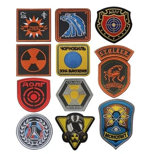 Hook and Loop Chevron Stalker Spiel Tschernobyl Pripyat 3D Patch Strahlung Y2K - Bild 1 von 15