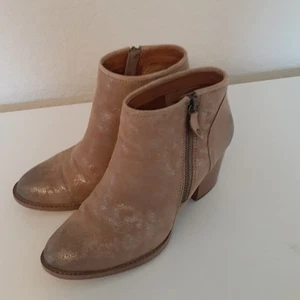Sofft Wesley Anthrazit Wildleder Reißverschluss Booties Stiefeletten Größe 7,5 GUC - Bild 1 von 8