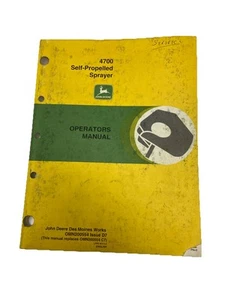 Pulverizador autopropulsado John Deere 4700 OMN200554 libro manual del operador - Imagen 1 de 6