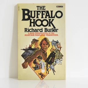 RICHARD BUTLER The Buffalo Hook - 1978 Corgi 1st thus - vintage action thriller - Picture 1 of 4