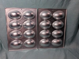 2 Wilton 8 Mini Egg Cupcake Pan Mold 2105-2118 - Cakes Brownies Jello Krispies - Picture 1 of 11