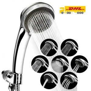 Hochdruck Duschkopf Handbrause 7 Modi Duschbrause Wassersparende Badezimmer DE - Bild 1 von 12