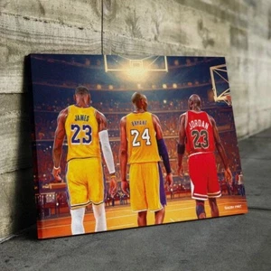 NBA Legends Premium Canvas Set ,Basketball Printed, Basketball Canvas Poster - Picture 1 of 10