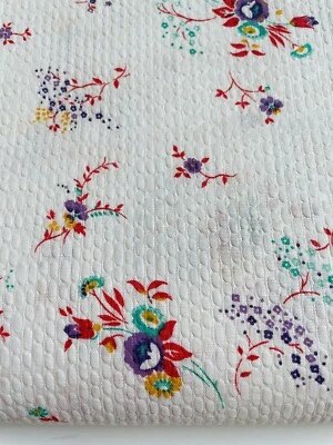 2码以上复古花卉格子面料 — 第 1/4 张图片