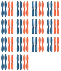 Hubsan X4 H107C+ PLUS Blue Orange Propeller Blades Propellers Props 14 Pack - Picture 1 of 2