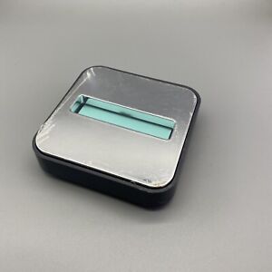 Post It Note Holder Dispenser For Pop Up Sticky Notes  Silver and blue