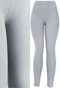 Ultra Soft Solid Brushed Basic Full Regular/Plus Leggings - Picture 1 of 30