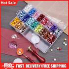 Octagonal Sealing Wax Tablet Set with Spoon Retro DIY Craft Seal Stamp Wax Beads