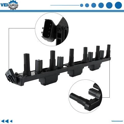 Paquete de bobinas de encendido para Jeep Grand Cherokee Wrangler 2000-2006 4,0 L L6 UF296 Foto 1 de 4