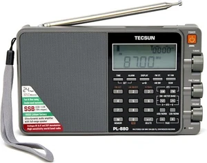 Récepteur radio bande portable Tecsun PL-880 avec modes AM/FM/SSB - Photo 1/10