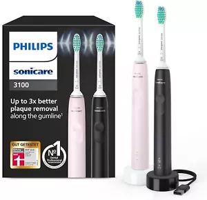 Philips Sonicare 3100 Elektrische Zahnbürste Zweierpack (HX3675/15) 🦷✨ Neu&OVP - Bild 1 von 5
