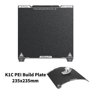 Creality K1C Build Plate 235x235mm Textured PEI Flexible Spring Steel for K1C - Picture 1 of 13