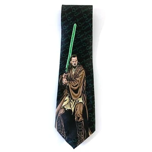Star Wars Episode One Qui-Gon Jinn Neck Tie Vintage Ralph Marlin Jedi - Picture 1 of 5