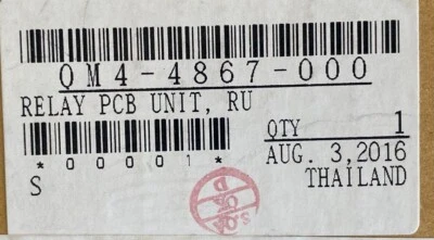 Canon iPF PRO-Series Universal Roll Relay PCB Unit QM4-4867-000 , NEW, GENUINE - Image 1 of 2