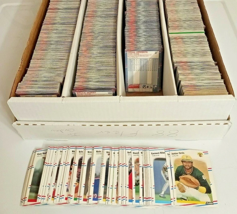 1988 Fleer Baseball Cards Complete Your Set U-Pick (#'s 1-220) Nm-Mint - Image 1 of 1