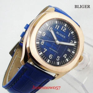 BLIGER Luxury 39mm Automatic Men Watch Sapphire Glass Date MIYOTA Movement - Picture 1 of 8