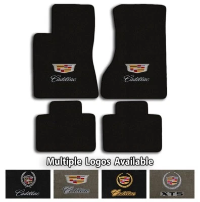 Cadillac Cars - Juego de alfombrillas clásicas de 4 piezas - Elige color y logotipo Foto 1 de 4