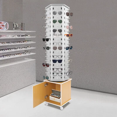 Soporte de exhibición de almacenamiento de gafas de sol organizador de almacenamiento de gafas estante colgante Foto 1 de 4