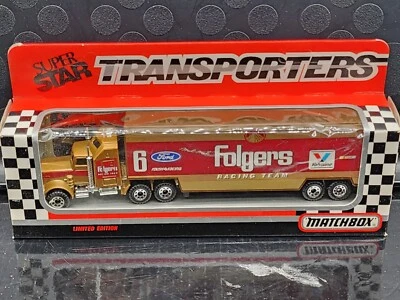 Matchbox Transporters #6 1990 Roush Racing Followers Ford Rig Foto 1 de 2