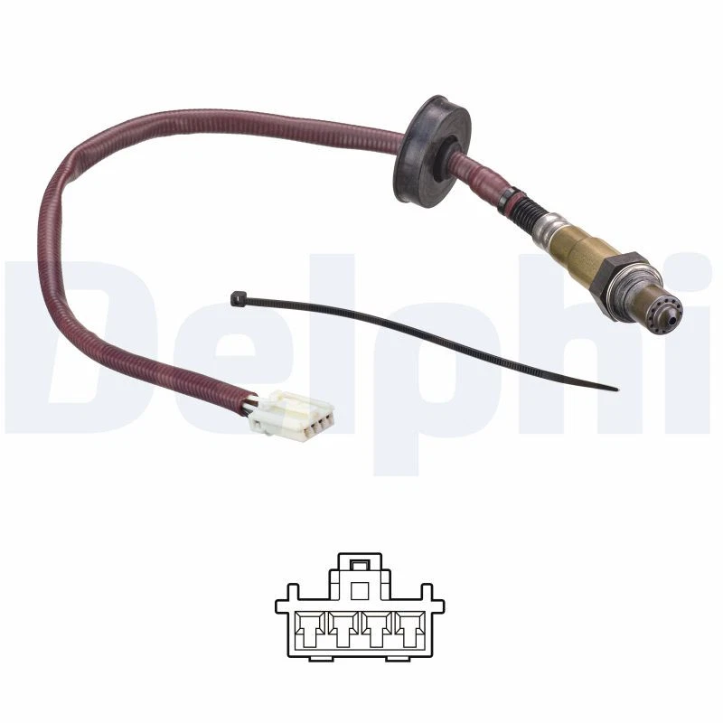 DELPHI ES21319-12B1 Sonde lambda pour MITSUBISHI,SMART - Photo 1/1